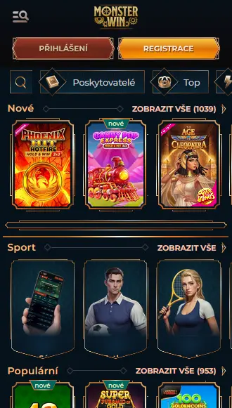 Monsterwin app preview